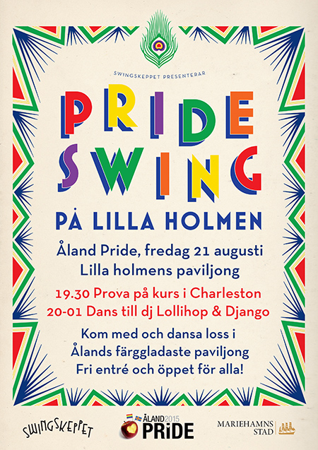 Prideswing på Lilla holmen fredag 21 augusti kl 19-21